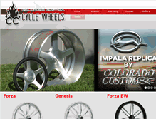 Tablet Screenshot of ccmotorcyclewheels.com